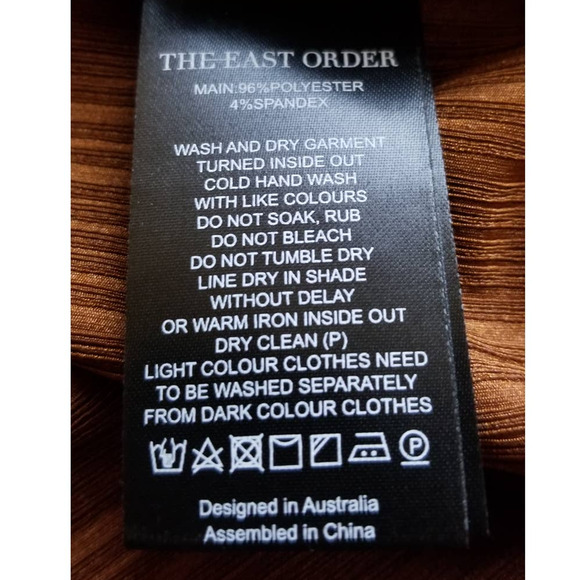 The East Order Ribbed Body Suit Sz Medium NWT MSRP $109 - Picture 3 of 4